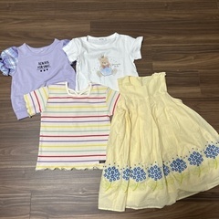 120cm 女の子　夏服4点セットの画像