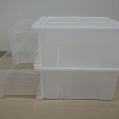 クローゼットケース2個【小金井市民限定】（小金井市再生家具）品番：05-01-06 ※新規優先の画像
