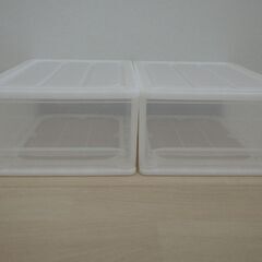 クローゼットケース2個【小金井市民限定】（小金井市再生家具）品番：05-01-06 ※新規優先の画像