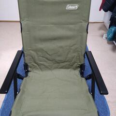 使用少★コールマンハイバック折り畳みチェアー★美品の画像