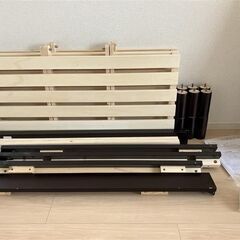 シングルベット　フレーム　マットレスの画像