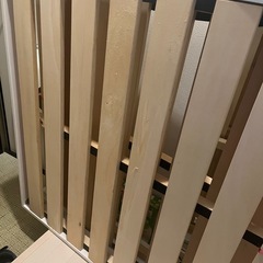 すのこベッド　シングル　ホワイト