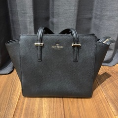 kate spade ブラック トートバッグ