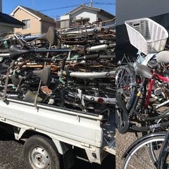 リペア用自転車　大量の画像
