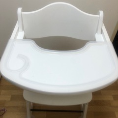 KATOJI(カトージ)木製ハイチェア ホワイト
