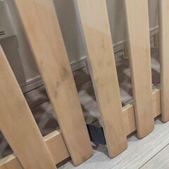 ニトリ　シングルベッド　すのこ　ソルバの画像