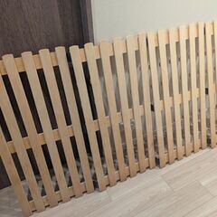ニトリ　シングルベッド　すのこ　ソルバの画像
