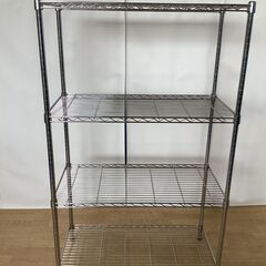 No.80　４段スチールラック　棚　メタルラック（豊橋市収集業務...