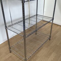 No.80　４段スチールラック　棚　メタルラック（豊橋市収集業務課リユース家具）の画像