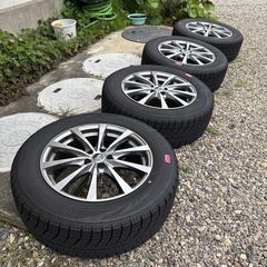 225/60R17中古タイヤ.アルミホイール4本セット