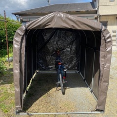 パイプ車庫　美品　🚲🛵⑦の画像