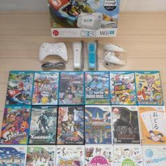 Nintendo　Wii U　32GB　本体　ゲームソフト　コン...