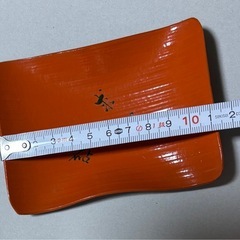 新品！　京漆器　謡曲題名入り　菓子皿　5枚の画像