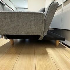 お譲り先決まりました　Lowya ソファ グレー　お譲りします♪の画像