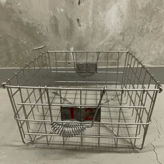 【那須町役場】給食カゴ　昭和レトロ　小学校　備品　【管理番号133】