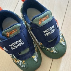14.5cm　asics ミッキーコラボシューズの画像