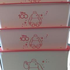 DAISO Disney 100 ベイマックス フタ付収納BOX...