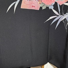 正絹　羽織　しつけ糸付き　後桐の紋入り　の画像