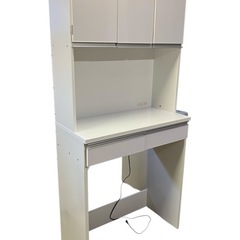 美品　レンジ台 キッチンラック キッチン下オープン　幅90cm高...