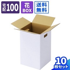 アースダンボール 宅配 フラワーBOX ダンボール 花 新品未使用 の画像