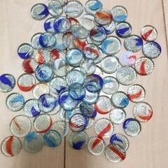 昭和のおはじき小　ガラス製 カラービー玉 まとめ売りの画像