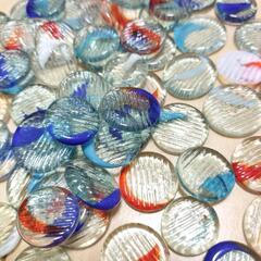 昭和のおはじき小　ガラス製 カラービー玉 まとめ売り