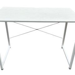 極美品 ニトリ ザッキー 95 WW ホワイトデスク パソコンデスクの画像