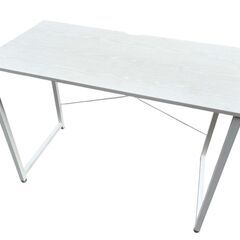 極美品 ニトリ ザッキー 95 WW ホワイトデスク パソコンデスクの画像