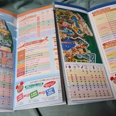 100円 2010年のランドとシーのマップの画像