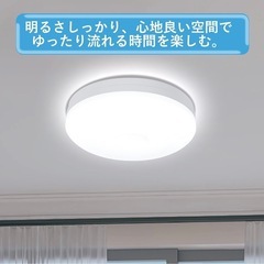 aurogeek LEDシーリングライト 4畳 小型 LED照明器具 薄形丸型 廊下灯 玄関灯 led電球 5000K 60W　900lm 昼白色 の画像