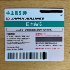 JAL 株主優待券