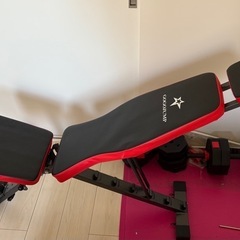 【取引決定しました】筋トレセット(ベンチ＋ダンベル)の画像