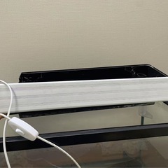水槽、LEDライト、水中ポンプセットの画像