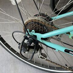 26インチ 自転車 ６段変速 LEDライト スタンド ママチャリ シティサイクル 札幌市手稲区の画像