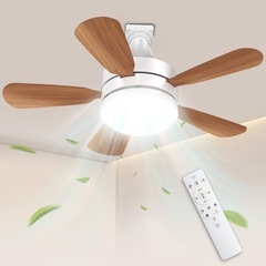 【新品未使用】シーリングファンライト LED ファン付き照明 E...