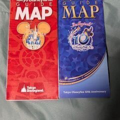 100円 2012年のランドとシーのマップ　シーは10周年