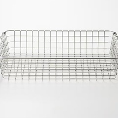 未使用　無印良品 ステンレスワイヤーバスケット 定1,490円 の画像