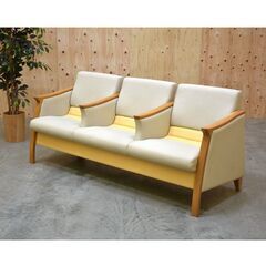 ≪zyt2124ジ≫ 美品 oliver/オリバー 3人掛けロビ...