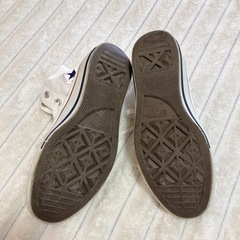 converse コンバース　ハイカット　24センチ　白　オフホワイトの画像