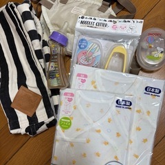 ベビー用品(ミキハウス短肌着コンビ肌着セットなど)