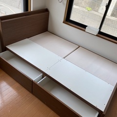 セミダブルベッドセット譲ります！の画像