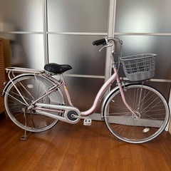 無料　ブリジストン　自転車　3速　ピンク　　