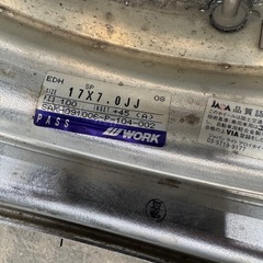 WORKホイールタイヤセットの画像