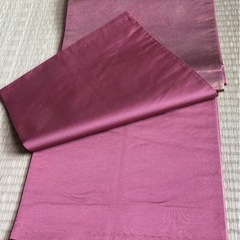 正絹　袋帯　ラメ模様　美品の画像