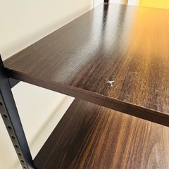 ロウヤ　LOWYA キッチンラック　木目調の画像