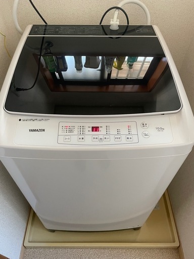 山善　10kg洗濯機