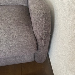 ニトリリクライニングソファー 電動の画像