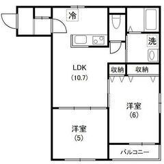 ✨駅近・充実装備💚2LDK専有面積50.79㎡💚厚木市田村町🚃小...