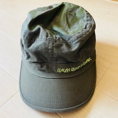 メンズ 帽子 ジェットキャップ ジェット帽 ミリタリーキャップ グリーンの画像