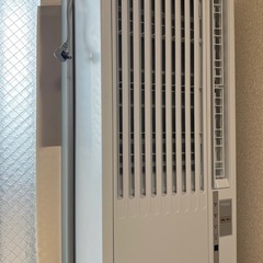 取引中【美品・保証付】Haier 窓用エアコン JA-16Y（3ヶ月使用）1万円！土日祝引き渡し限定の画像